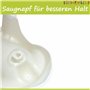 Winnie Siège de bain anatomique pour bébé Blanc