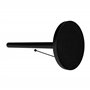Porte-Rouleau essuie-Tout sur Pied Noir 32 × 15 cm VonBueren | Acier Inoxydable | Porte-essuie-Tout Noir | Support Rouleau de Pa