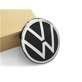 Volkswagen 2GM853601EDPJ Emblème pour calandre avec logo Noir chromé brillant à partir de l'année 2021