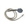 Pommeau de douche avec tuyau avec 3 types de jet avec support et matériel de fixation - Pommeau de douche (L x l) : environ 20 c