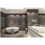 Pommeau de douche avec tuyau avec 3 types de jet avec support et matériel de fixation - Pommeau de douche (L x l) : environ 20 c
