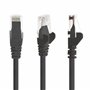 1aTTack.de Câble Réseau Cat6 Cat 6-5x 2m - RJ45 Ethernet LAN DSL Routeur Modem - Noir