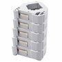 1aTTack.de Adaptateur rail DIN Adaptateur rail DIN pour module Keystone Réseau Keystone RJ45 Cat6 Cat7 Cat8 Antenne audio Chinch