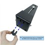 keepdrum JPQ101BK Métronome mécanique Noir avec cloche