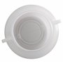 Plasteo® Tonneau à Col Large 40 Litres - Naturel - Usage Alimentaire Sans BPA - Avec Couvercle et Anses Ronds - Stockage Univers