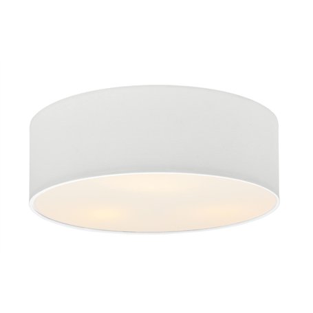 Lindby Plafonnier Tissu Sebatin à intensité variable (Moderne) en Beige Textile e. a. pour Chambre coucher (à 3 lampes