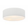 Lindby Plafonnier Tissu Sebatin à intensité variable (Moderne) en Beige Textile e. a. pour Chambre coucher (à 3 lampes