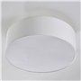 Lindby Plafonnier Tissu Sebatin à intensité variable (Moderne) en Beige Textile e. a. pour Chambre coucher (à 3 lampes, E27), Lu