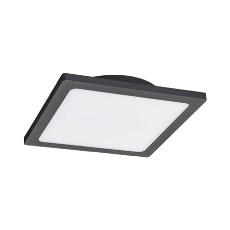 LED Plafonnier extérieur Mabella (Moderne) en Noir Aluminium (1 lampe