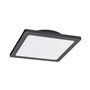 LED Plafonnier extérieur Mabella (Moderne) en Noir Aluminium (1 lampe