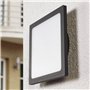 LED Plafonnier extérieur Mabella (Moderne) en Noir Aluminium (1 lampe,à), Luminaire d’extérieur pour le jardin, la terrasse, bal
