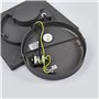 LED Plafonnier extérieur Mabella (Moderne) en Noir Aluminium (1 lampe,à), Luminaire d’extérieur pour le jardin, la terrasse, bal