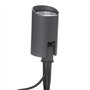 LED Luminaire extérieur Anton (Moderne) en Gris Aluminium (1 lampe,à), Lampe sur piquet