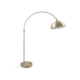 Lindby Lampadaire Lennart (Moderne) en Bronze Métal e. a. pour Salon & Salle à manger (1 lampe