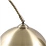 Lindby Lampadaire Lennart (Moderne) en Bronze Métal e. a. pour Salon & Salle à manger (1 lampe,à E27), arqué, lampadaire arc, la