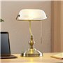 Classic) en Bronze Métal e. a. pour Bureau (1 lampe