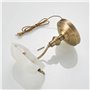 Lindby Lampe à poser Profina (Antique, Classic) en Bronze Métal e. a. pour Bureau (1 lampe,à E27), de bureau, lampe