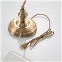 Lindby Lampe à poser Profina (Antique, Classic) en Bronze Métal e. a. pour Bureau (1 lampe,à E27), de bureau, lampe