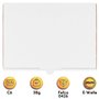 verpacking 25 boîtes Ã lettres maxi MB 2 blanc - 180 x 130 x 45 mm - Envoi par la poste, boîte pliable, boîte d'expédition pour 
