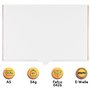 verpacking 100 Carton d'expédition pliable 24 x 16 x 4,5 cm, Blanc, MB-3 cartons d'expédition extra-plats DIN A5 (23 x 15,5 x 4,