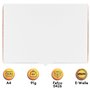 verpacking 50 Carton d'expédition pliable 32 x 22,5 x 5 cm, Blanc, MB-4 cartons d'expédition extra-plats DIN A4 (31,5 x 22 x 4,5