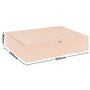 verpacking Lot de 100 cartons d'expédition DHL - 350 x 250 x 80 mm - Marron (dimensions intérieures 346 x 240 x 76 mm) WP 45 DHL