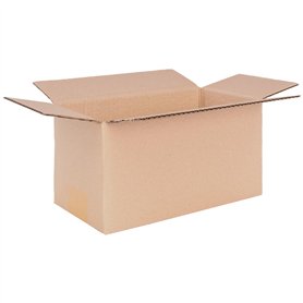 100 x cartons colis simple cannelure 24 x 13 x 13 cm brun - KK 22 - verpacking