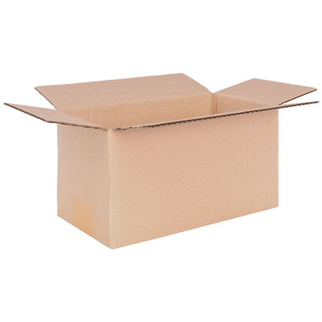 100 x cartons colis simple cannelure 24 x 13 x 13 cm brun - KK 22 - verpacking
