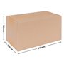 100 x cartons colis simple cannelure 24 x 13 x 13 cm brun - KK 22 - verpacking