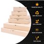 verpacking 100 Carton d'expédition pliable 24 x 16 x 4,5 cm, Marron, MB-3 cartons d'expédition extra-plats DIN A5 (23 x 15,5 x 4