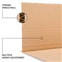 verpacking 100 x emballage livre 24,5 x 16,5 x 2 Ã 7 cm A5+ étui d'expédition fermeture adhésive, brun - BV 2 Carton d'expéditio