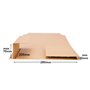 5 x 2 Ã 7 cm étui d'expédition fermeture adhésive