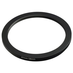 vhbw Bague d'adaptation de Filtre Step-Down de 67 mm vers 58 mm pour Objectif d'appareil Photo - Réducteur