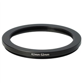 vhbw Bague d'adaptation de Filtre Step-Down de 62 mm vers 52 mm pour Objectif d'appareil Photo - Réducteur