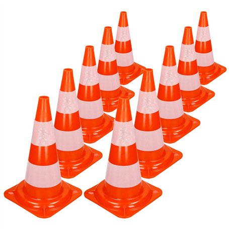 ECD Germany 10x Cônes Signalisation Pylône
