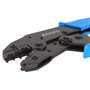 TECPO Pince à sertir avec fonction de cliquet 0,5-6 mm² Pour cosses de câble à monter sur connecteurs isolés