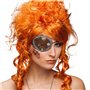 Amakando Accessoire Femme Steampunk Cache- il Pirate Matériel de Costume Corsaire Soirée à thème époque Victorienne Bandeau Band