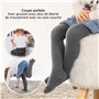 LaLoona Lot de 2 Paires de Collant Bebe Fille et Garçon - Collants Extensibles avec Large Elastique Plat, Chaud, Haute Teneur en