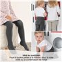 LaLoona Lot de 2 Paires de Collant Bebe Fille et Garçon - Collants Extensibles avec Large Elastique Plat, Chaud, Haute Teneur en