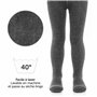 LaLoona Lot de 2 Paires de Collant Bebe Fille et Garçon - Collants Extensibles avec Large Elastique Plat, Chaud, Haute Teneur en