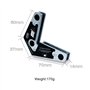 Vector Welding Lot de 2 mini aimants à souder d'angle multi-usage pour travaux de soudure