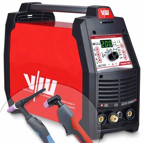 Soudeuse Tig AC DC avec 200a & fonction de soudage à l'électrode 170a & découpeuse plasma 50a | Machine à souder en aluminium -