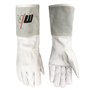 Gants de soudage - Gants de travail longs - Cuir - Résistant à la chaleur - Taille unique - VeCTOR WELDING