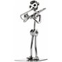 BRUBAKER Figurine en Écrous de Musicien au Trombone - Figurine Artisanale en Métal Tromboniste - Figurine en Métal Musicien à Ve