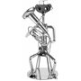 BRUBAKER Figurine en Écrous de Musicien au Tuba - Figurine Artisanale en Métal Tubiste - Figurine en Métal Musicien à Vent Décor