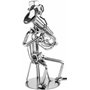 BRUBAKER Figurine en Écrous de Musicien au Tuba - Figurine Artisanale en Métal Tubiste - Figurine en Métal Musicien à Vent Décor