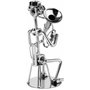 BRUBAKER Figurine en Écrous de Musicien au Tuba - Figurine Artisanale en Métal Tubiste - Figurine en Métal Musicien à Vent Décor