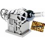 BRUBAKER Porte-Bouteille de Vin Projecteur de Film - Sculpture en Métal Projecteur Rétro de Film avec Bobines - Cadeau de Vin po