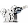 BRUBAKER Porte-Bouteille de Vin Projecteur de Film - Sculpture en Métal Projecteur Rétro de Film avec Bobines - Cadeau de Vin po