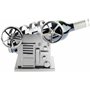 BRUBAKER Porte-Bouteille de Vin Projecteur de Film - Sculpture en Métal Projecteur Rétro de Film avec Bobines - Cadeau de Vin po